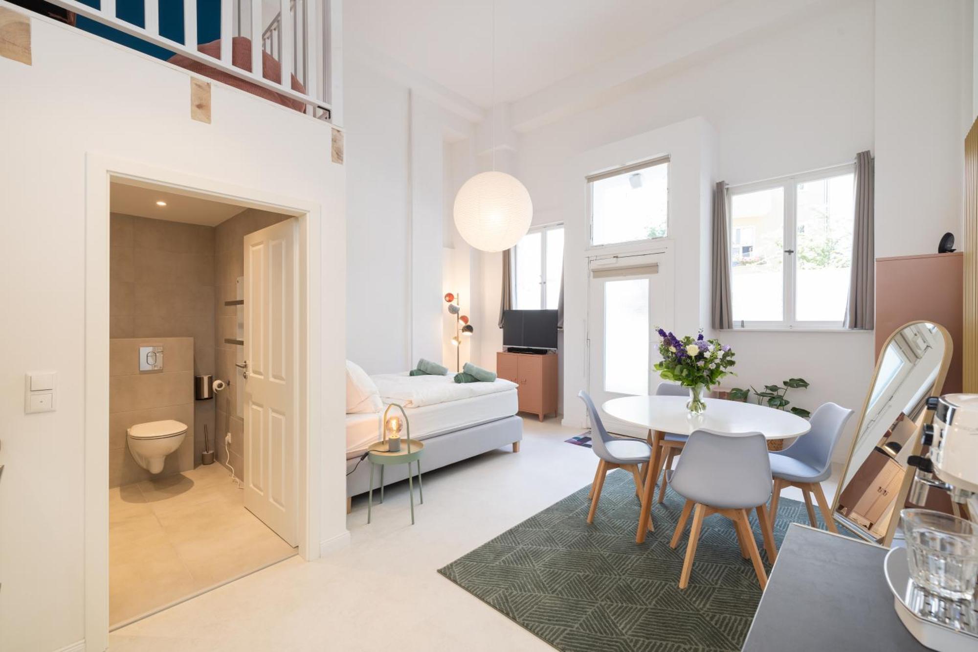 Great 2-Room Loft With 2 Bathrooms And 2 Kitchen Berlin Exterior photo