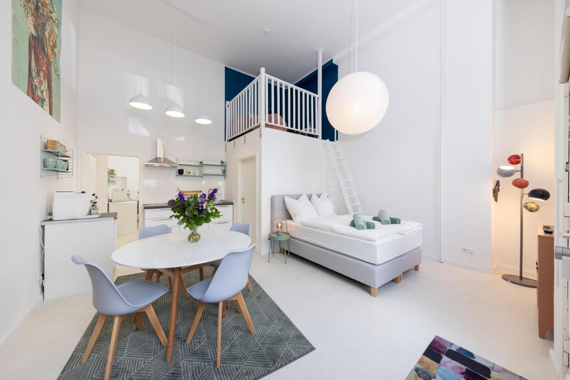 Great 2-Room Loft With 2 Bathrooms And 2 Kitchen Berlin Exterior photo